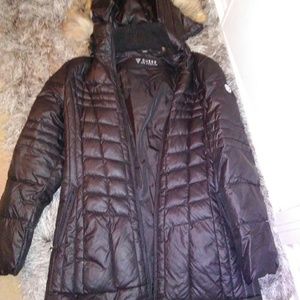 Ladies Guess Los Angeles hooded jacket